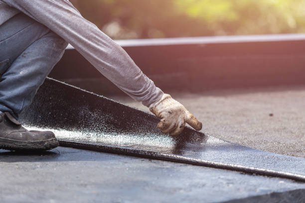 Professional Waterproofing technician working in Westfield, PA
